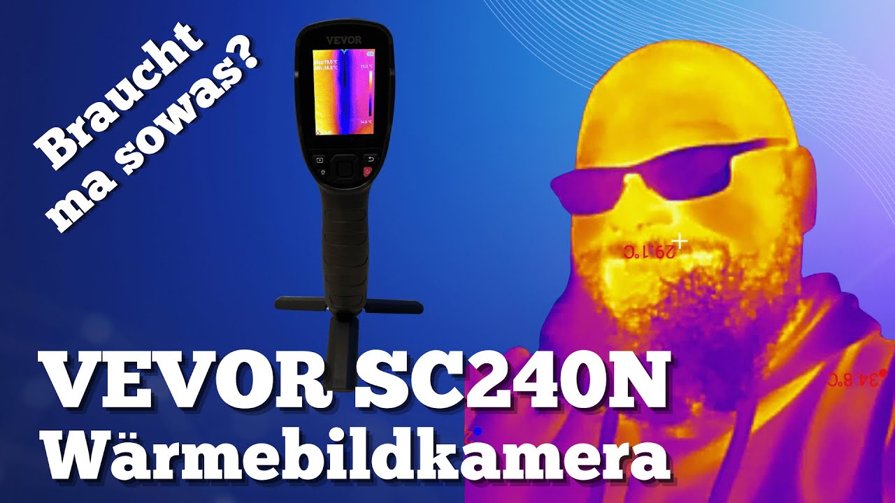 VEVOR SC240N - Günstige Wärmebildkamera für den Hausgebrauch - Unboxing & Review