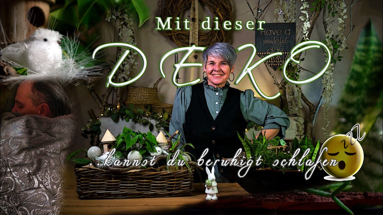 Tolle DIY DEKO mit ausgewählten Zimmerpflanzen | super für Dein Raumklima