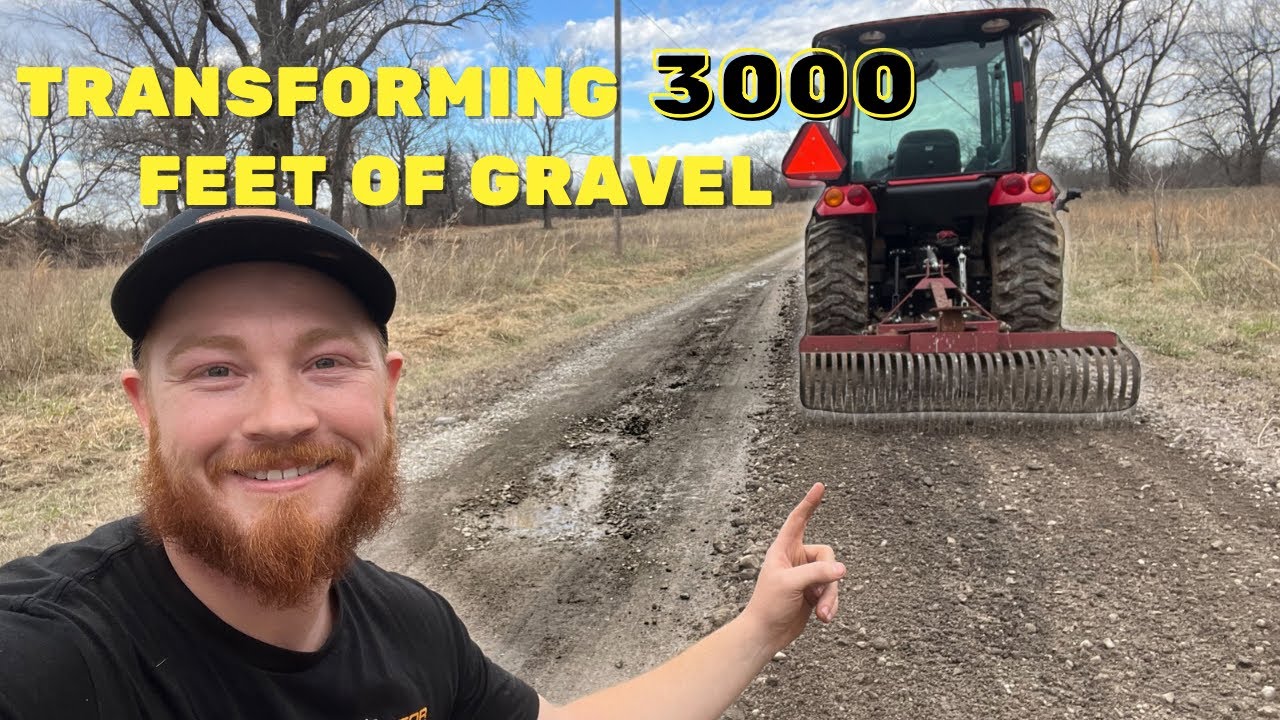DON’T WASTE MONEY ON GRAVEL - EASY DRIVEWAY MAINTENANCE WITH A LANDSCAPE RAKE