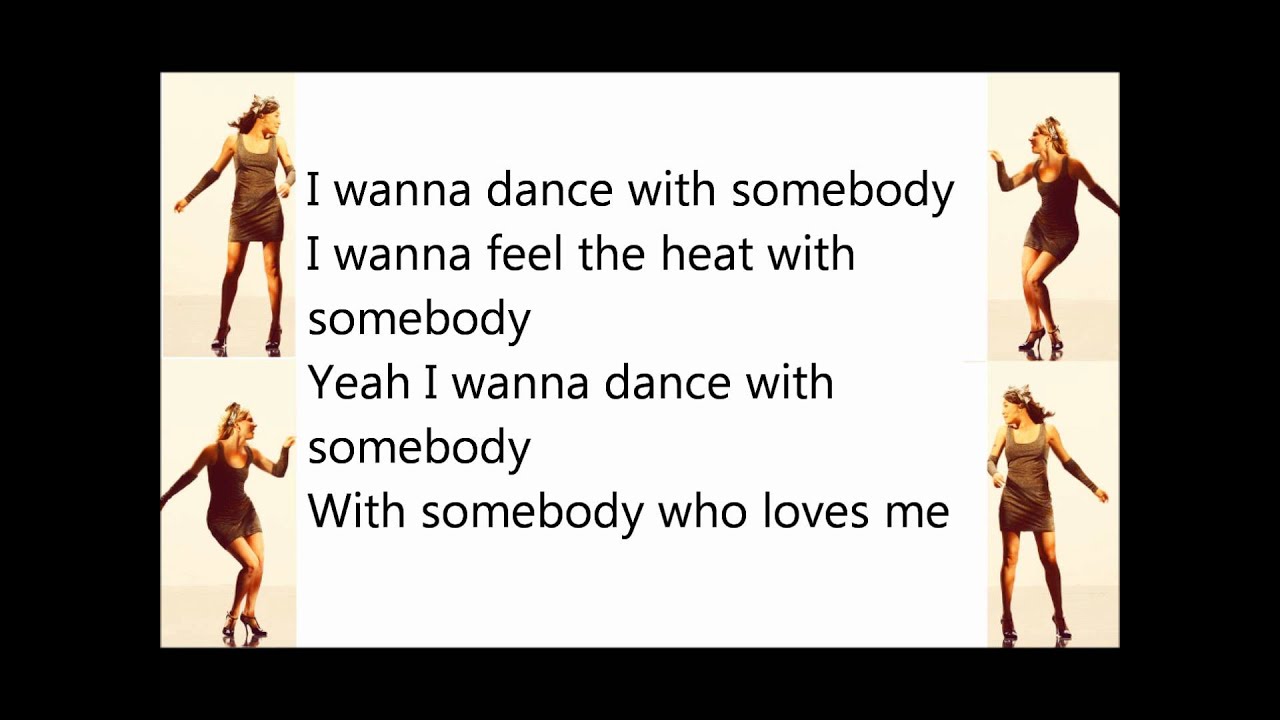 Glee - I Wanna Dance With Somebody LYRICS