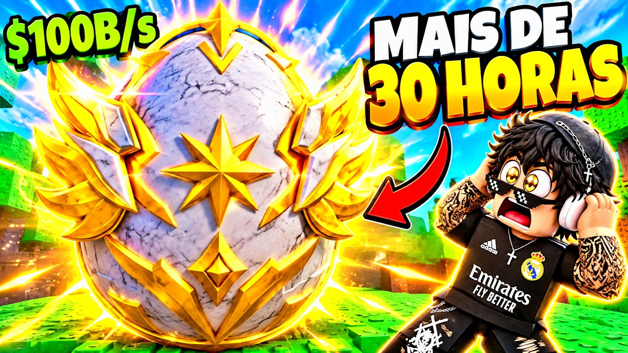 ROUBEI UM OVO DE 30 HORAS PARA ABRIR NO ROUBE UM OVO ROBLOX