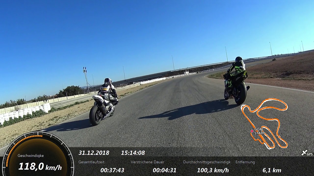 3 Laps Onboard Cartagena Circuit Kawasaki Z750