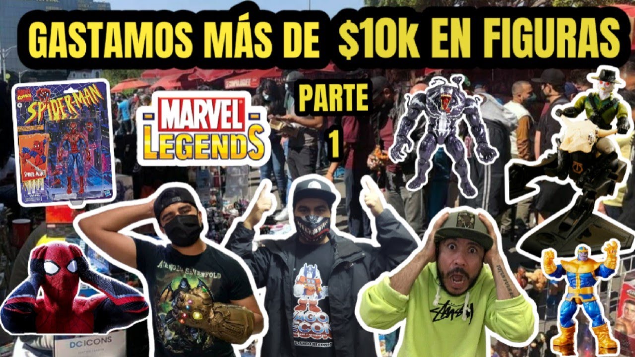 BUSCANDO FIGURAS DE SPIDERMAN EN EL TIANGUIS ROCK SHOW | CHACHAREANDO MARVEL LEGENDS EN ROCK SHOW