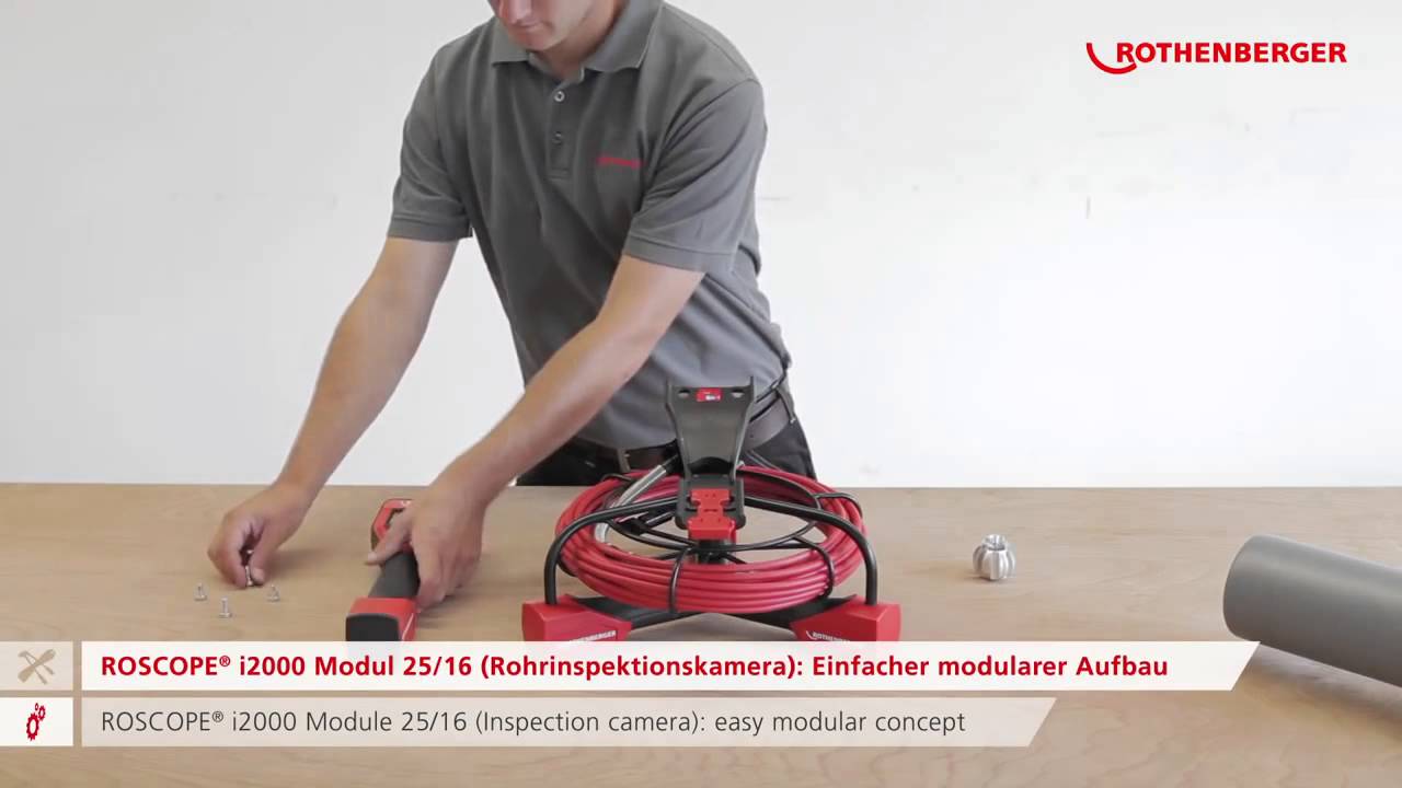 ROTHENBERGER ROSCOPE® i2000 Kanal ve Boru Gözlem Kamerası