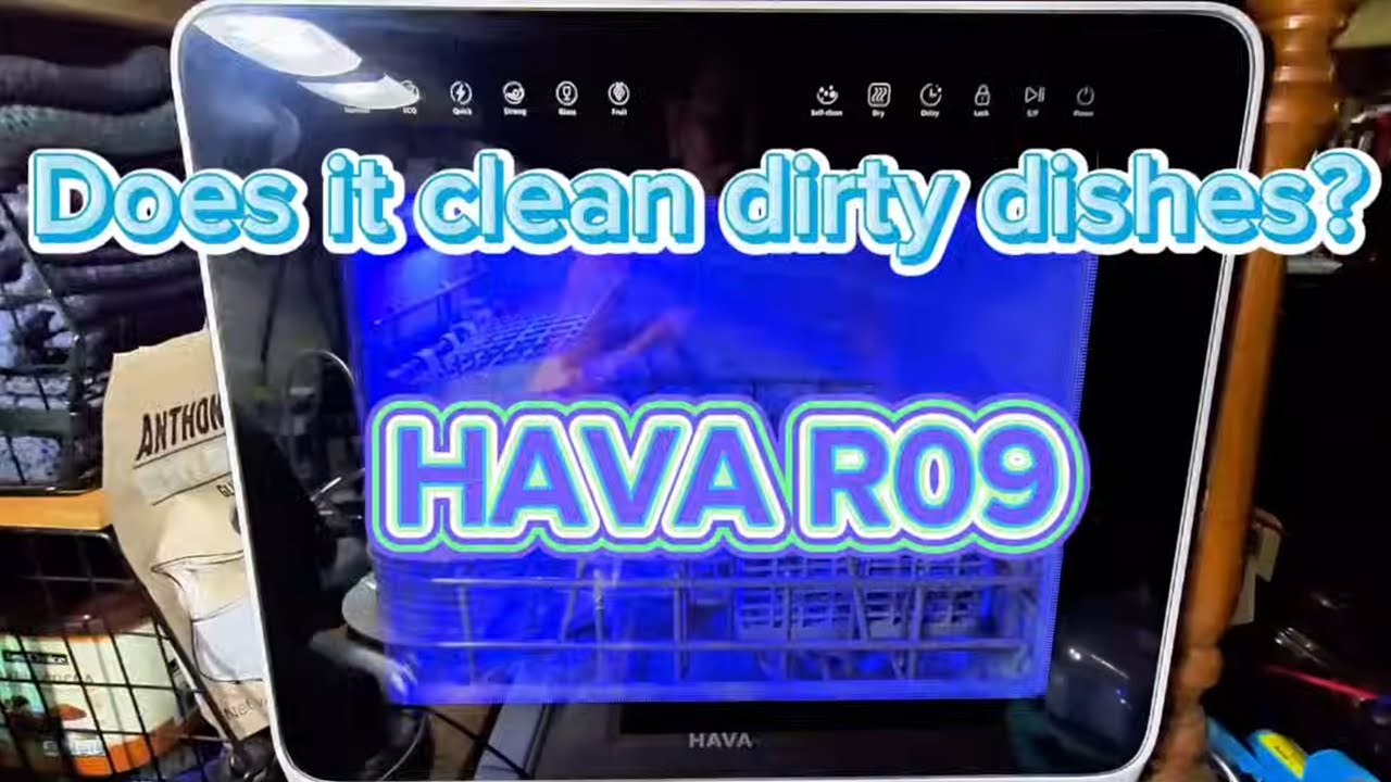HAVA R09 Dishwasher REAL Test: Dirty Dishes, Energy & Water Use, Drying Power!