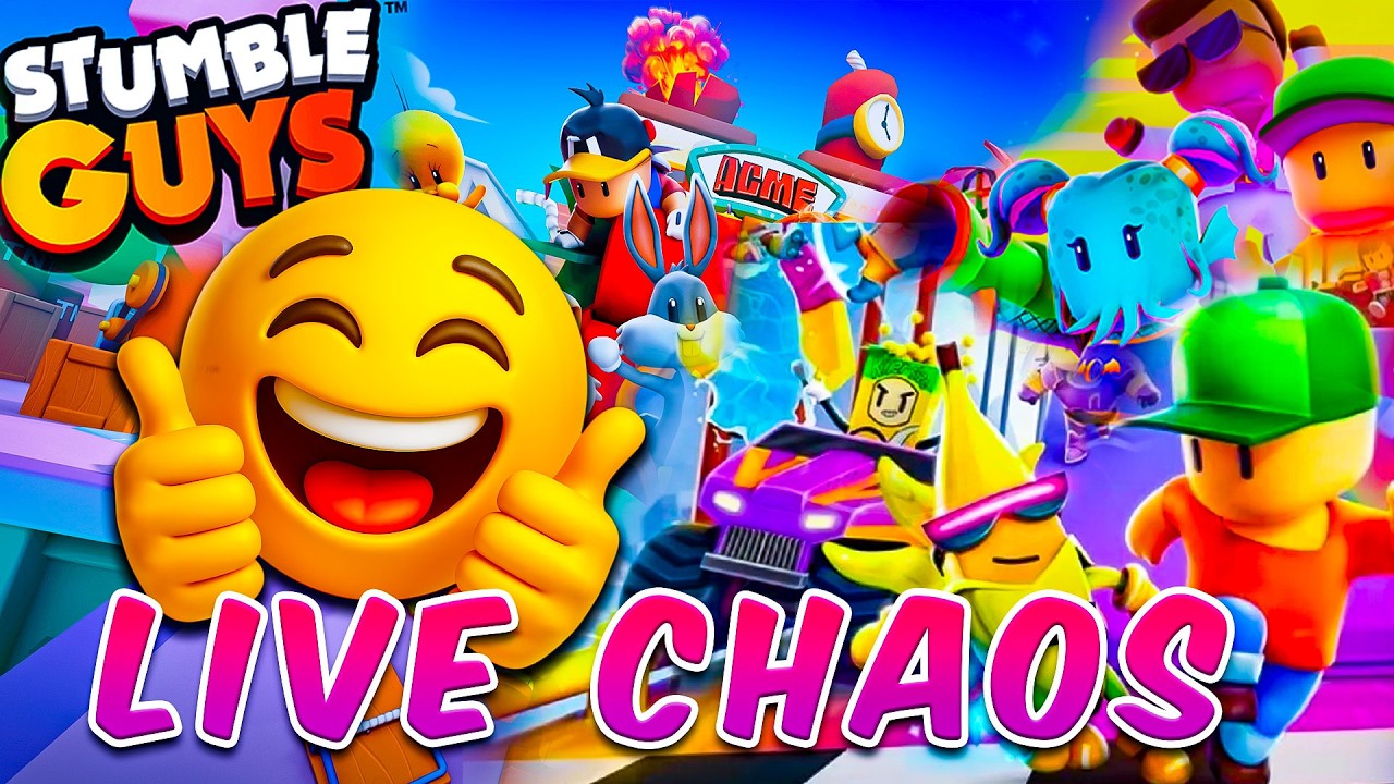 (Vertical) LIVE 🔴Random Teammates, Maximum Madness 😈 Stumble Guys |  #stumbleguys  #stumbleguyslive