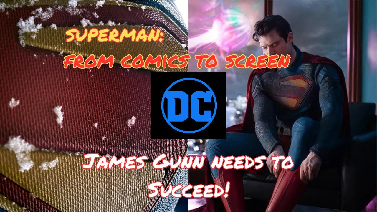 James Gunn can't F@*k this up! The future of Superman and the DCU.