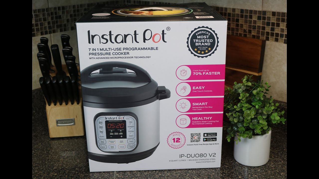 Скороварка Instant Pot DUO 8 QT - IP-DUO80 8 литров 7-в-1 - Распаковка и предварительный обзор
