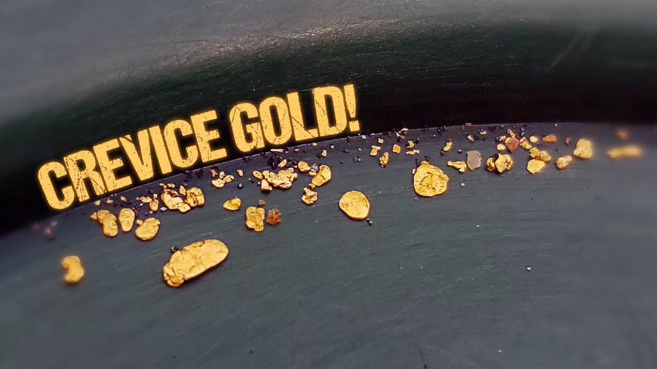 Finding Gold in Hidden Crevice!