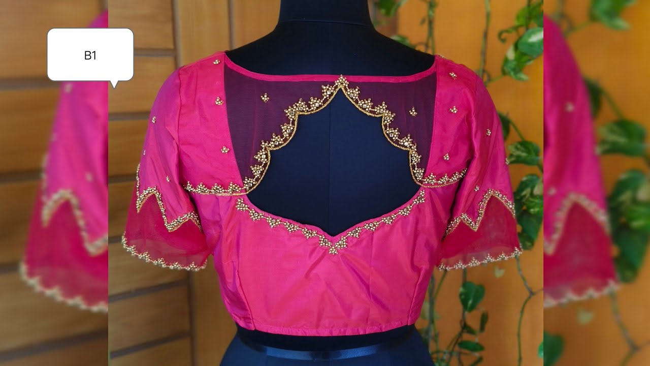 Making of net cut work blouse♥️used, measurements are for 38size #cutworkblouse #aariblouse #madurai