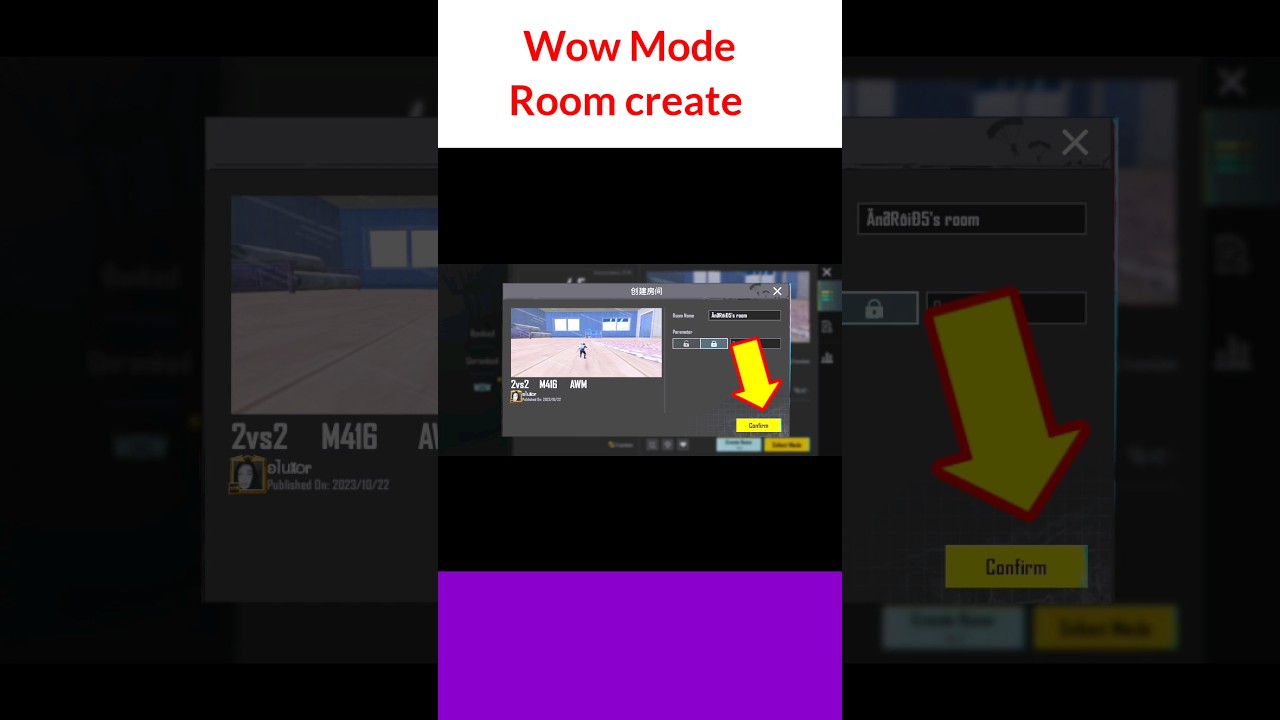 WOW MODE ✅ || How To Create  Wow Mode in BGMI || How To Create Wow Mode Room #bgmi #Android5