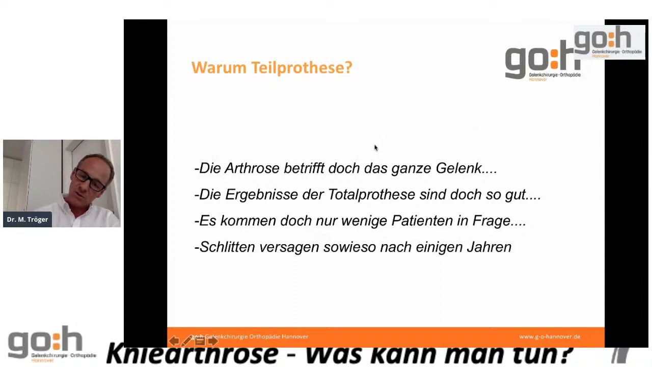 4 Kann ein Teilersatz (Schlittenprothese) sinnvoll sein?