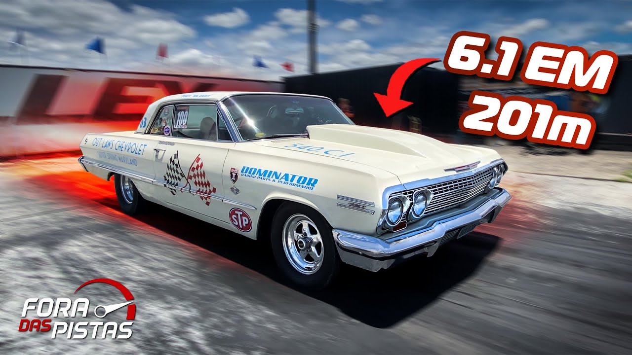 IMPALA 1963 de ARRANCADA com 1.100 CAVALOS
