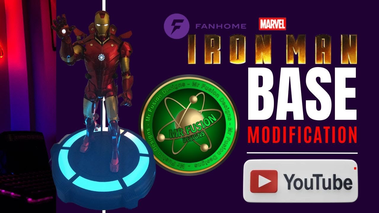 МОДИФИКАЦИЯ БАЗЫ IRONMAN FANHOME С WLED ОТ MR FUSION DESIGNS #fanhome #ironman #wled