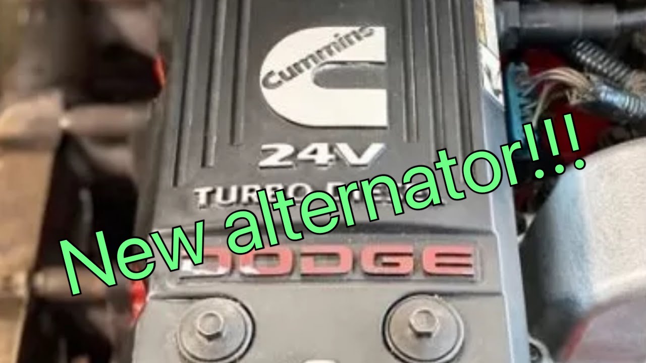 Changing alternator on 5.9 Cummins