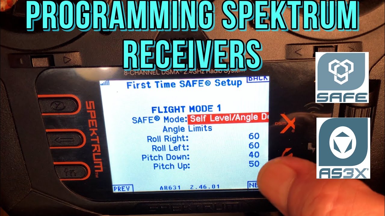 Programming Spektrum Receivers with S.A.F.E. and  AS3X #new #rcplane #setup #test
