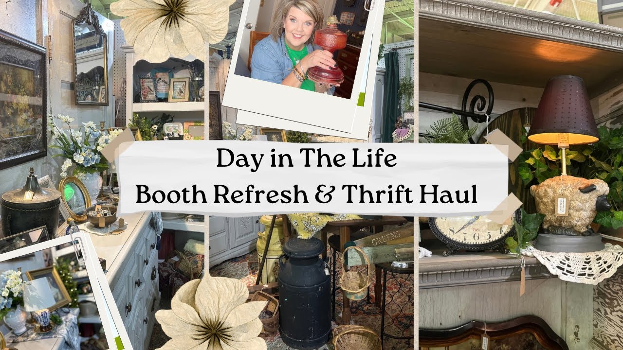 Booth Restock, Amazing Finds, & a HUGE Thrift Haul! 😉 #thrifthaul  #dayinthelife  #vintagedecor