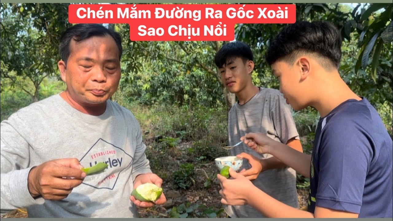 Lâu lắm rồi mới ăn kiều này.! Thăm Tài Bánh Tét thấy 2 đứa ăn mà không chịu nổi luôn 