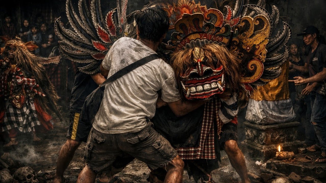 Detik-detik ndadine pemain barong prejeng KUDO YAKSO 