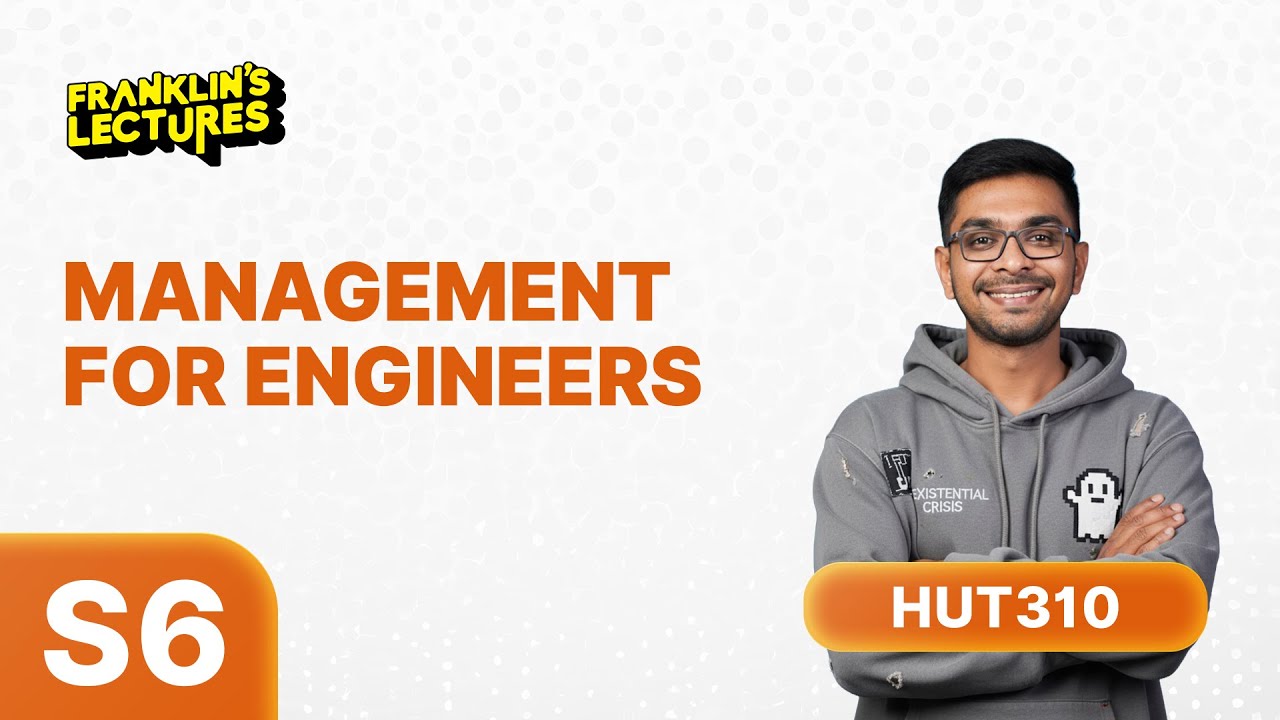 B.Tech S6 | Management For Engineers | Franklin's lectures | KTU