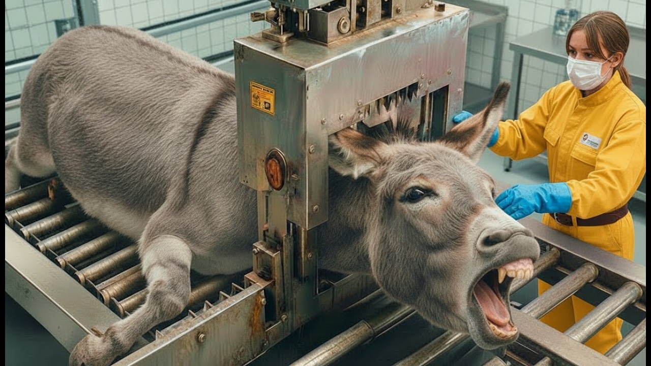 Inside a Huge Donkey Milk Cheese Factory – From Fresh Milk to Luxury Cheese
