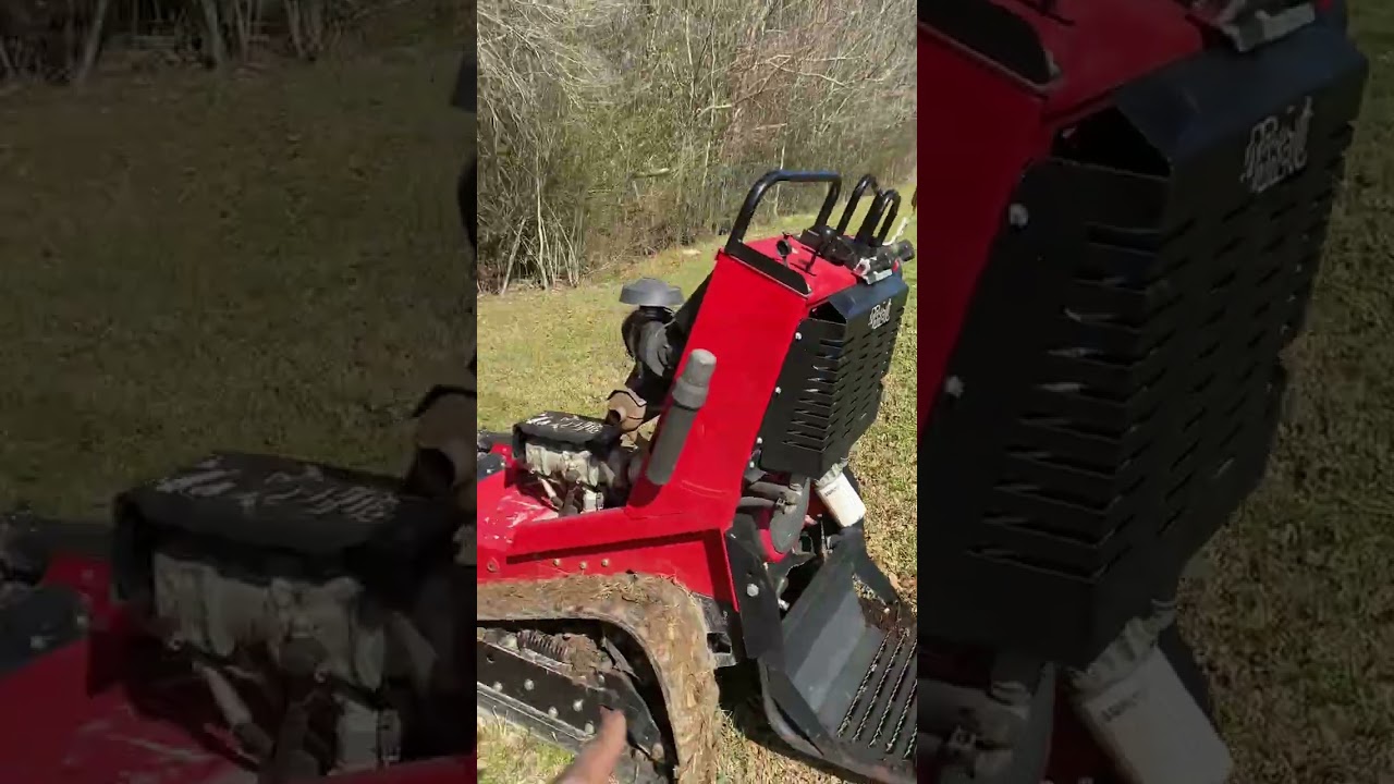 Day 1: Trenching w/Ditch Witch for French Drain 2.24.26