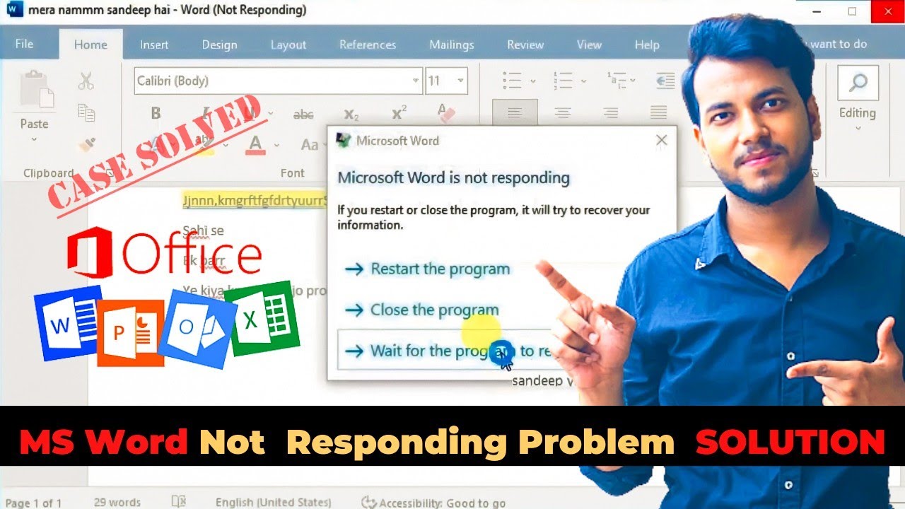 Microsoft Word не отвечает в Windows 7 | Microsoft не отвечает в Windows 10 | Исправление проблем...