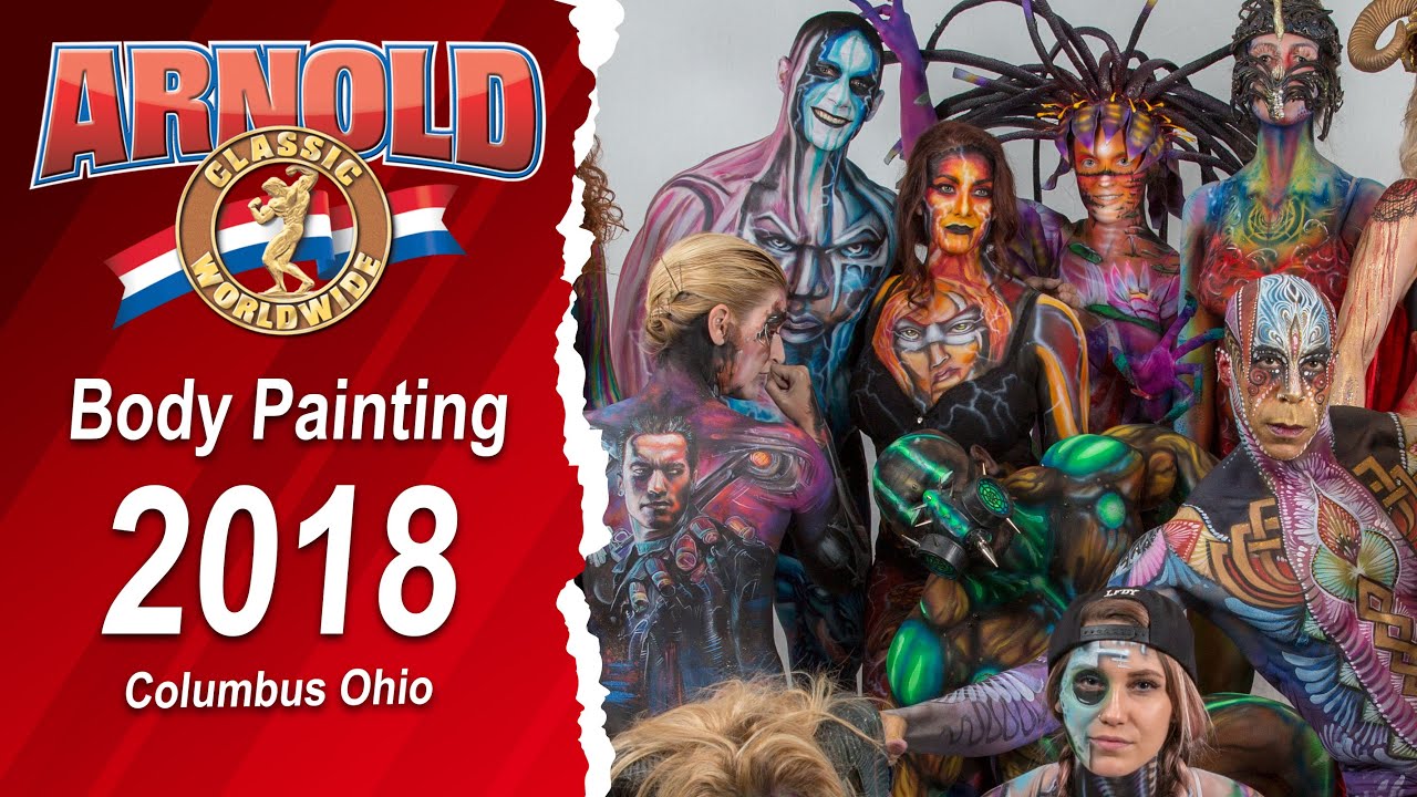 Arnold classic 2018 body painting Columbus Ohio