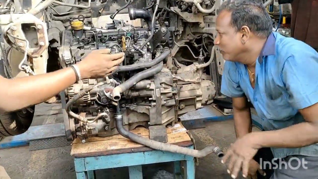 Renault Scala diesel engine assembling & timing in tamil