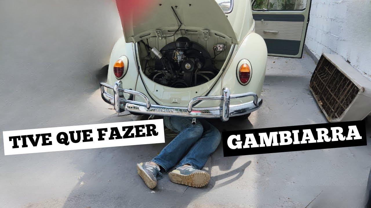 TROQUEI O CABO DO ACELERADOR DO VW FUSCA