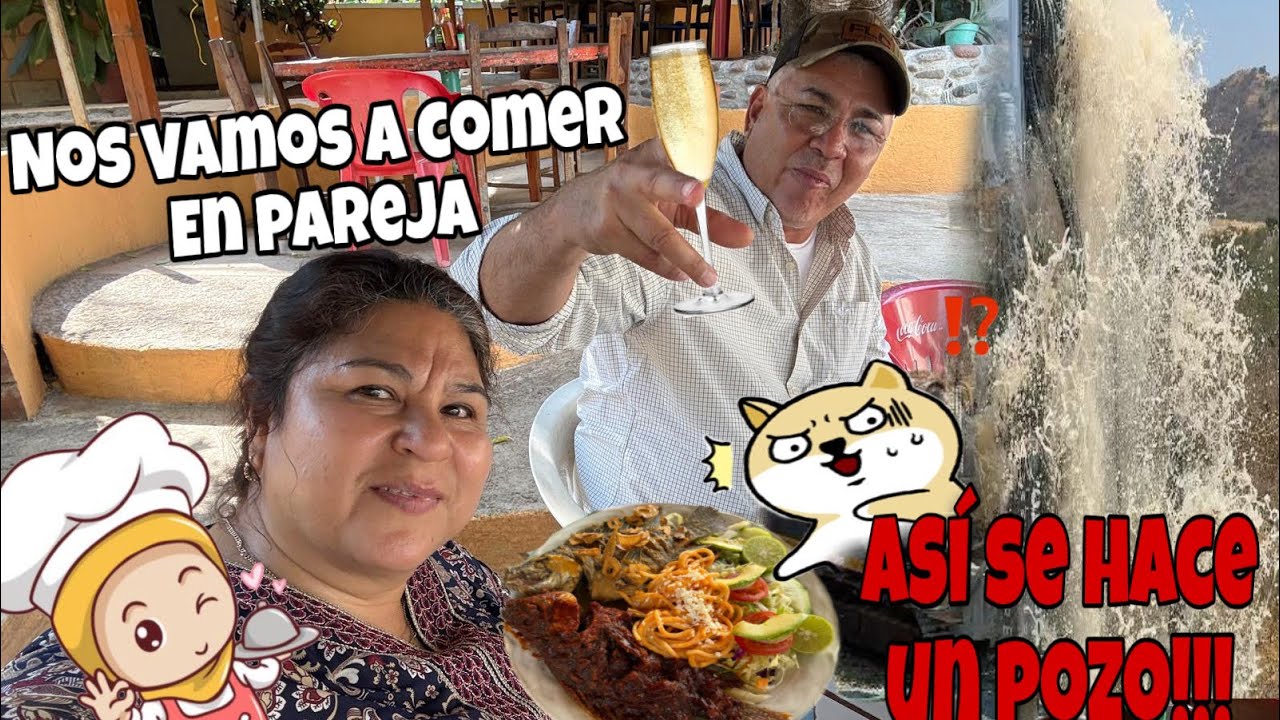 Nos vamos a comer en pareja 🫣,+ Recordando viejos tiempos☺️,+ Así se hace un pozo artesana⁉️🤩