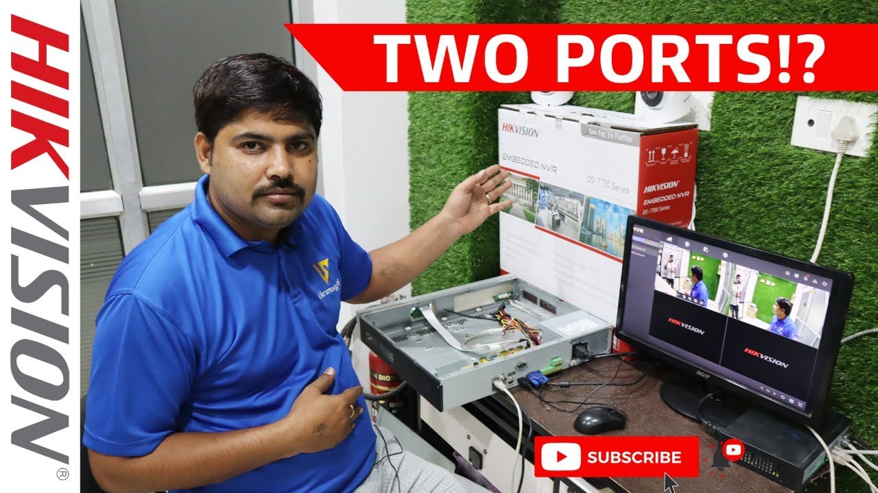 Как настроить порт LAN на Hikvision NVR 2 | Один NVR, два сетевых порта | DS-7732NI-K4