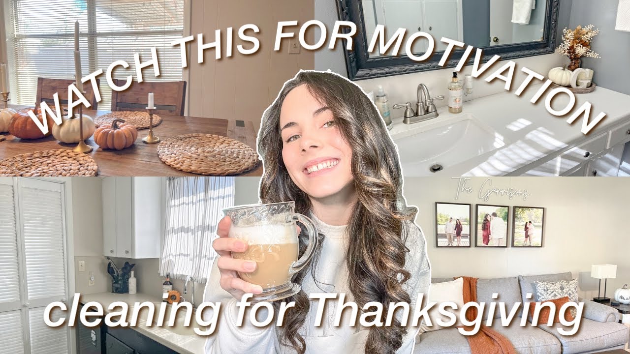 CLEAN WITH ME FOR THANKSGIVING | it's time to clean & declutter to get your home holiday ready!!!