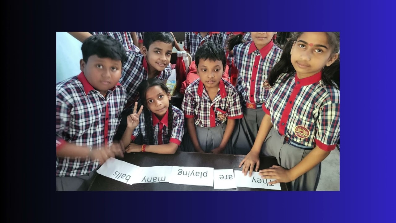 Sentence Building Exercise by class 4B @KV AMC