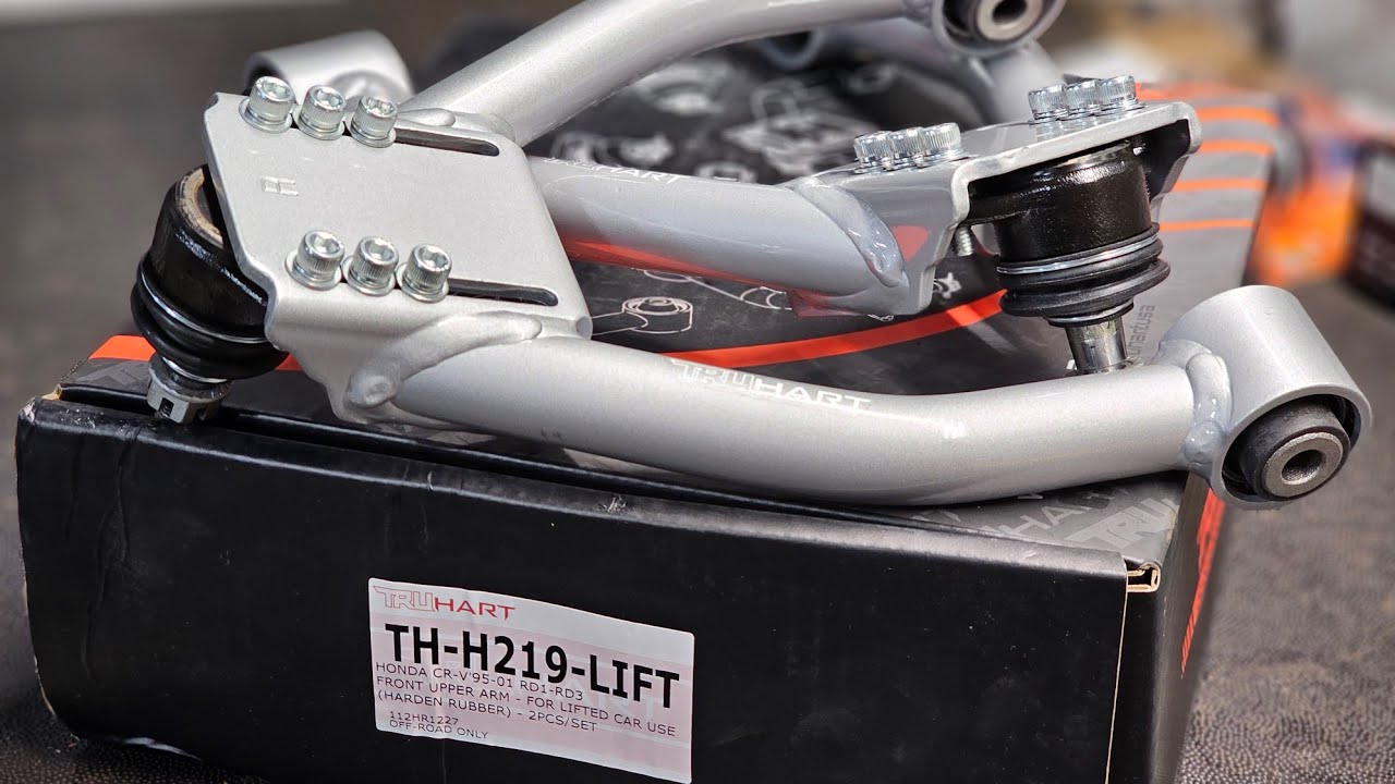 UNBOXING THE FRONT TRUHART LIFT CAMBER ARMS FOR THE GEN CRV! (97-01)