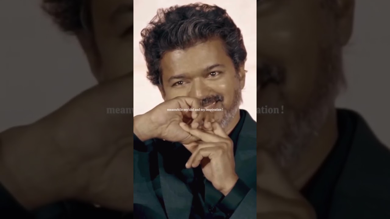 my idol 😍🔥 #thalapathy #vijay #tvk
