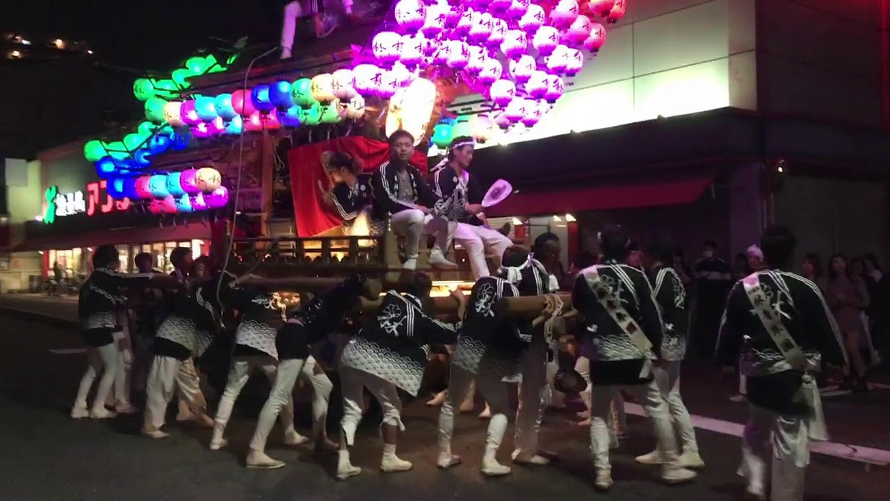 林のだんじり秋祭り宵宮の夜