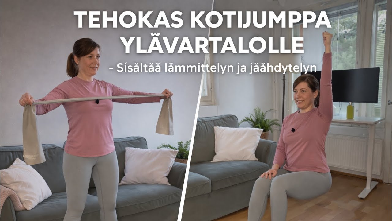 TEHOKAS KOTIJUMPPA YL&Auml;VARTALOLLE | treenaa hyv&auml; ryhti 