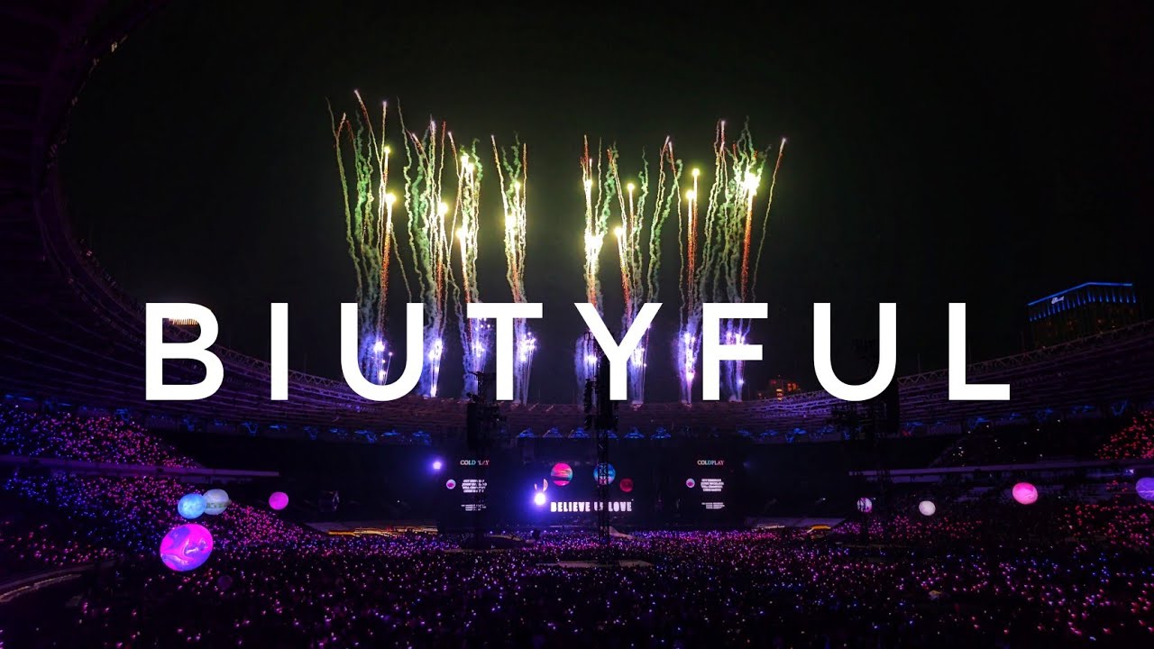 [4K60] Coldplay - Biutyful - Live in Jakarta FanCam