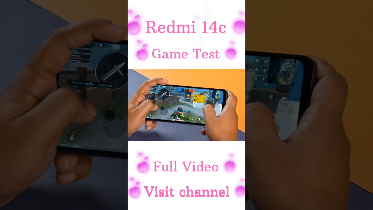 Redmi 14C 5G Game Test | bgmi test | pubg test | free fire test