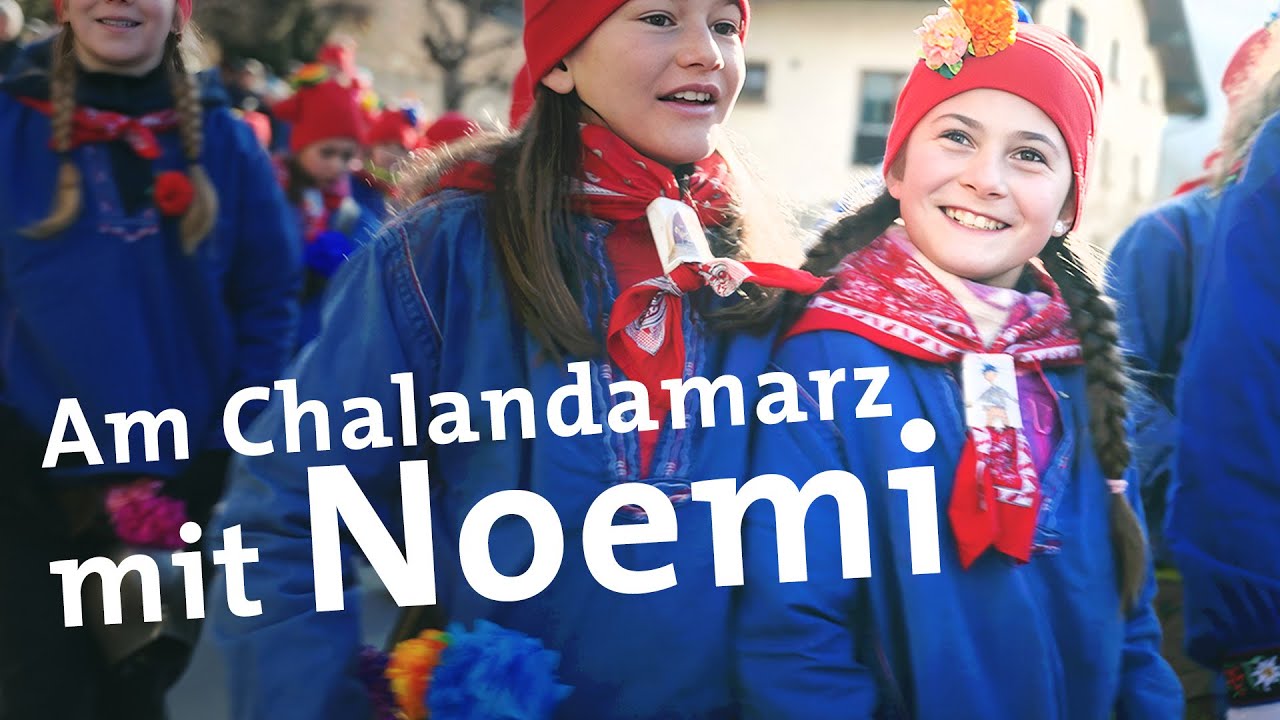 Chalandamarz in Graubünden: So erlebt Noemi den Brauch in Ardez.