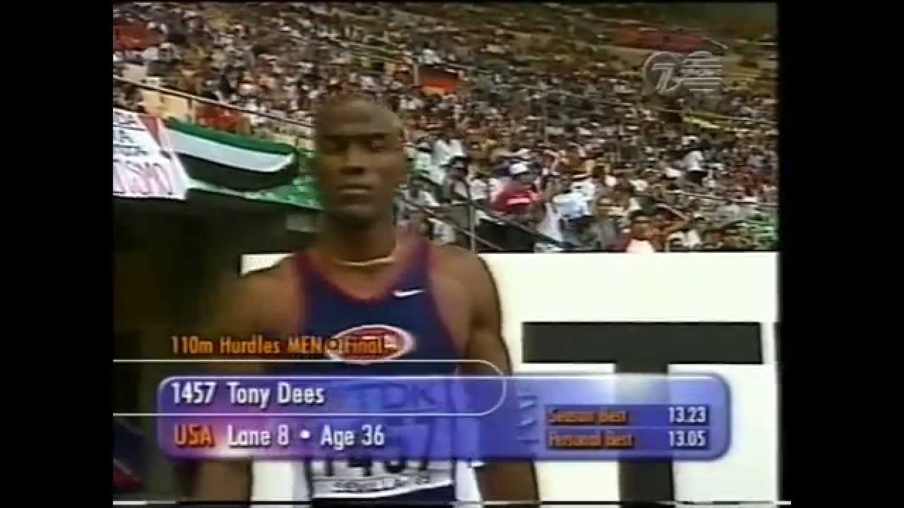 1999 World Championships, Men's 110m Hurdles Final, Seville, Spain