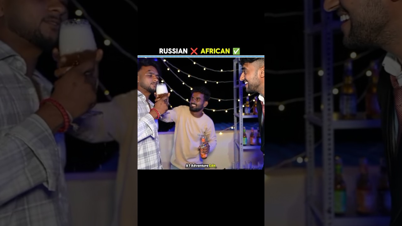 Russian ❌ African ✅ ll A1 ADVENTURE EDIT ll @A1ADVENTURE #youtubeshorts #funny #shots