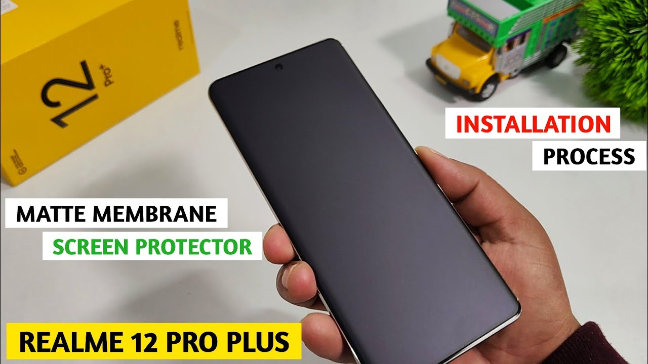 Membrane Screen Protector Installation on Realme 12 Pro Plus | How To install Screen Protector