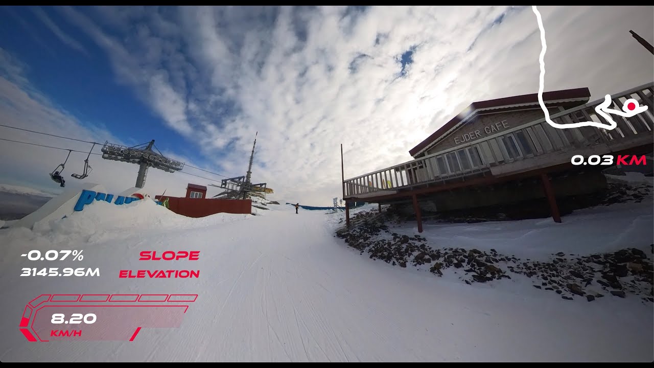 01 Ocak 2024 / Erzurum Palandöken /  Ejder 3200 / Snowboard