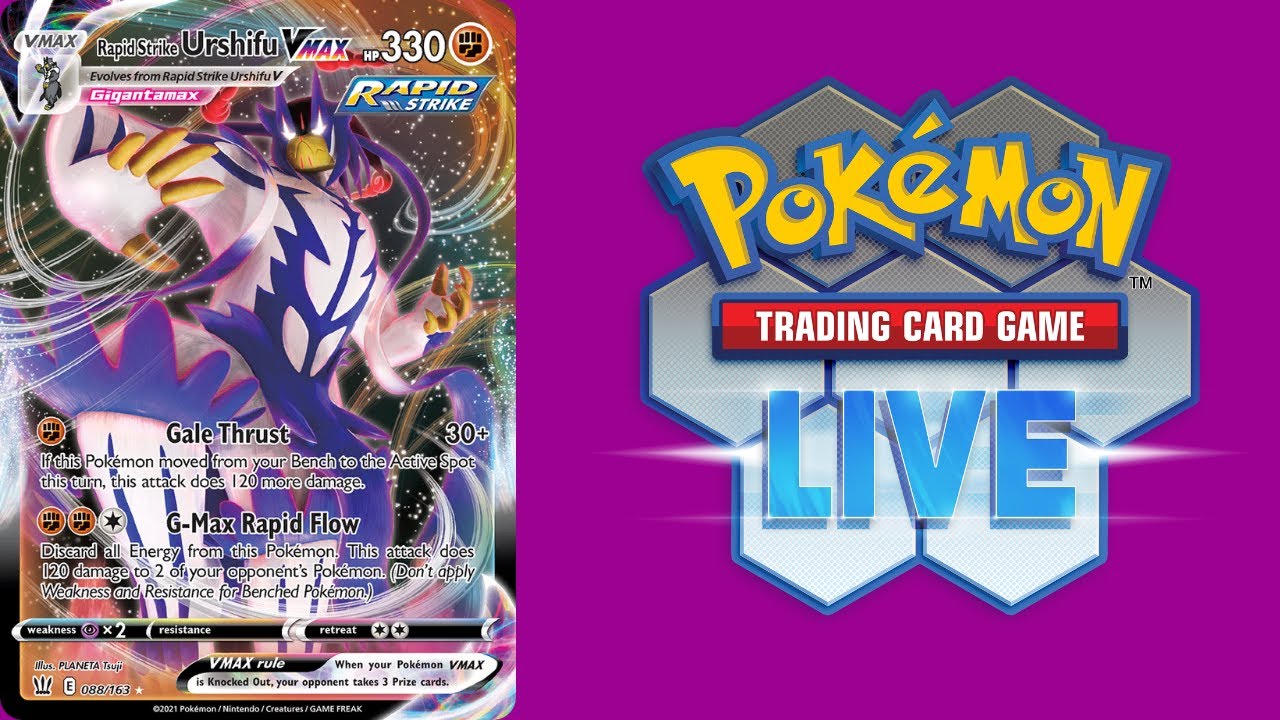 Updating the Free Rapid Strike Urshifu VMAX Deck for 2023 in PTCGL