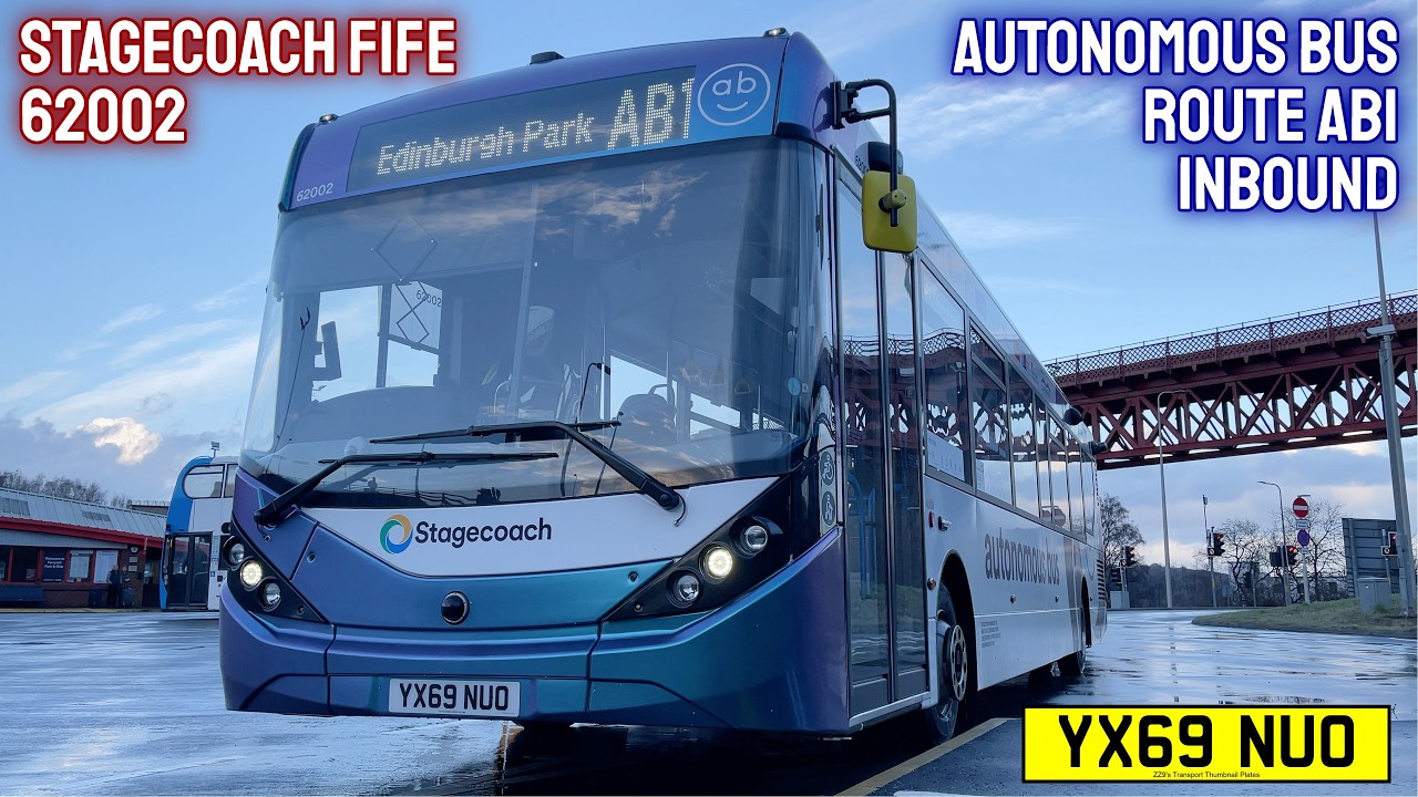 FULL TRIP! Stagecoach Autonomous Bus AB1 - Ferrytoll to Edinburgh Park - E200MMC AV - YX69 NUO 62002