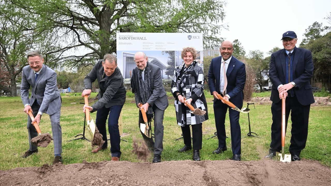 Rice breaks ground on new home for arts