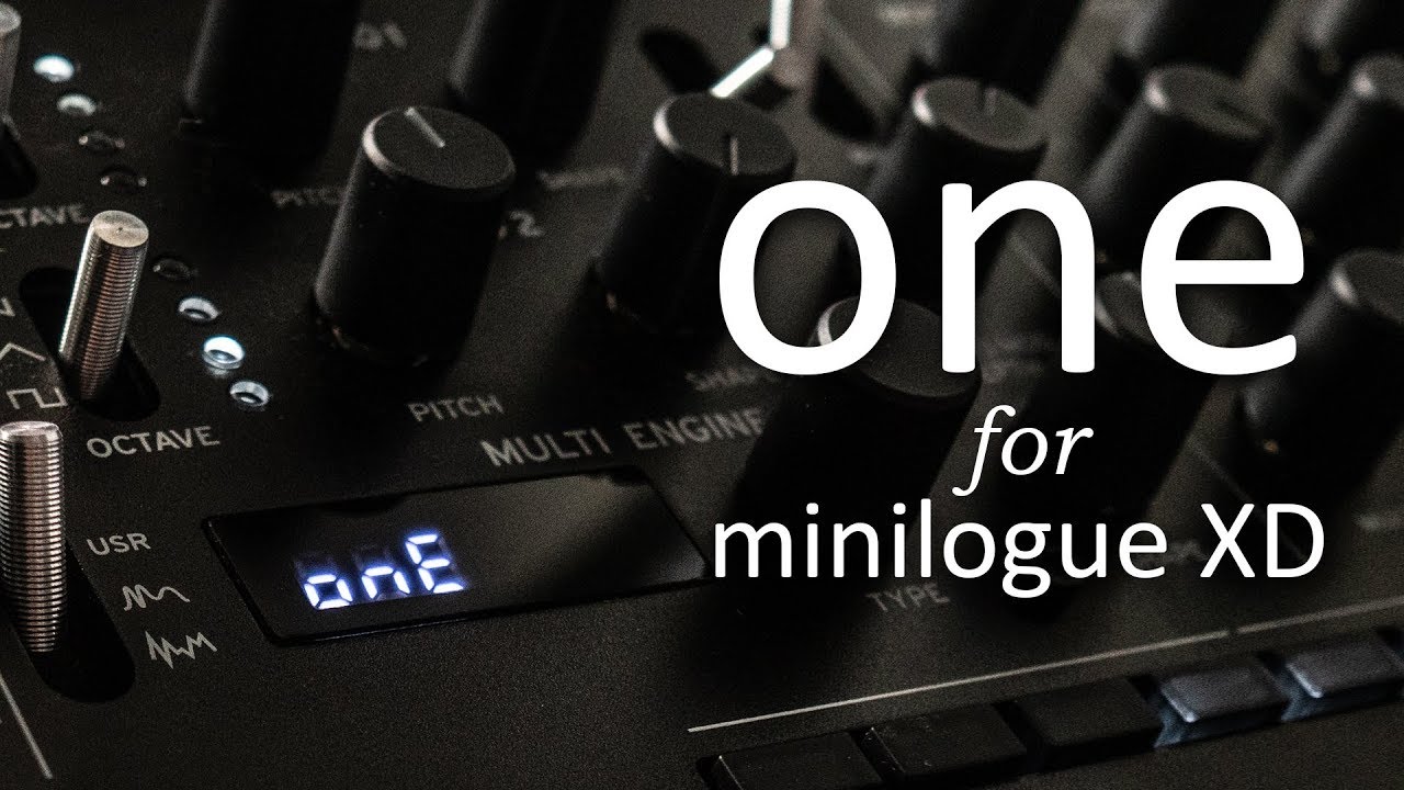 Пользовательский генератор «ONE» для Korg Minilogue XD