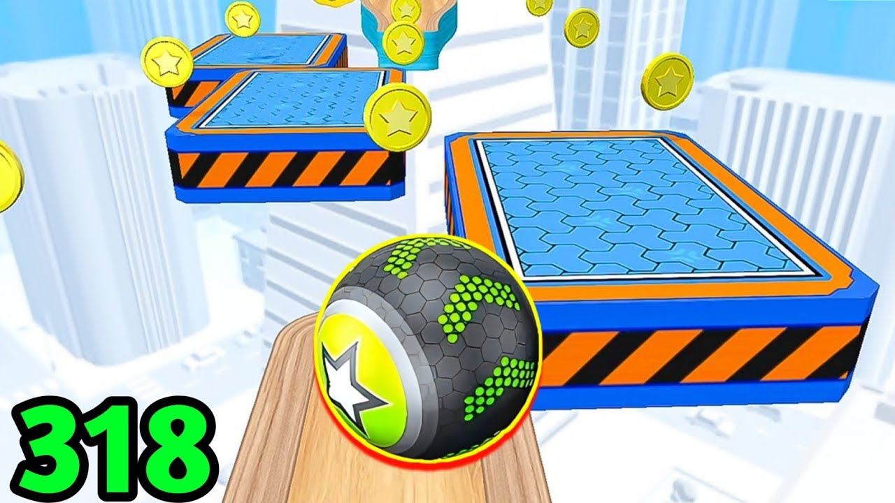 Going Balls, SpeedRun, Going Balls Portal Run Gameplay Level 318